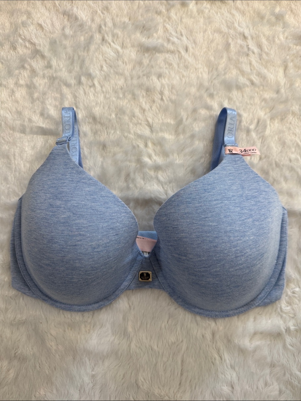 Victoria's Secret NWT T-Shirt Lightly Lined Denim Bra 34DDD